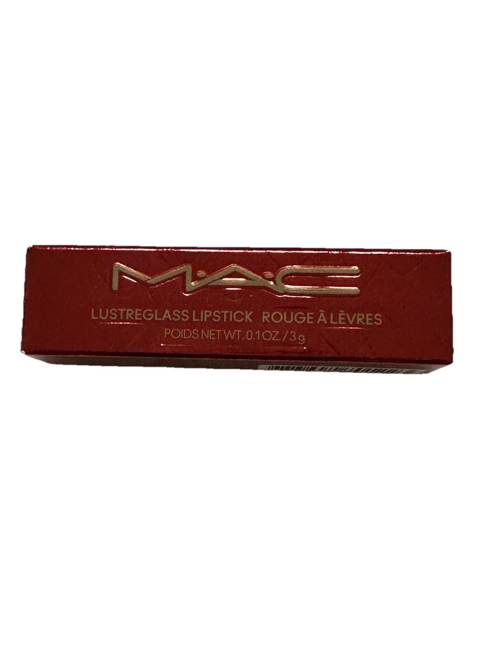 MAC Cosmetics Lovestruck Luck Lustreglass Lipstick SWEETER CINNAMON NIB FS